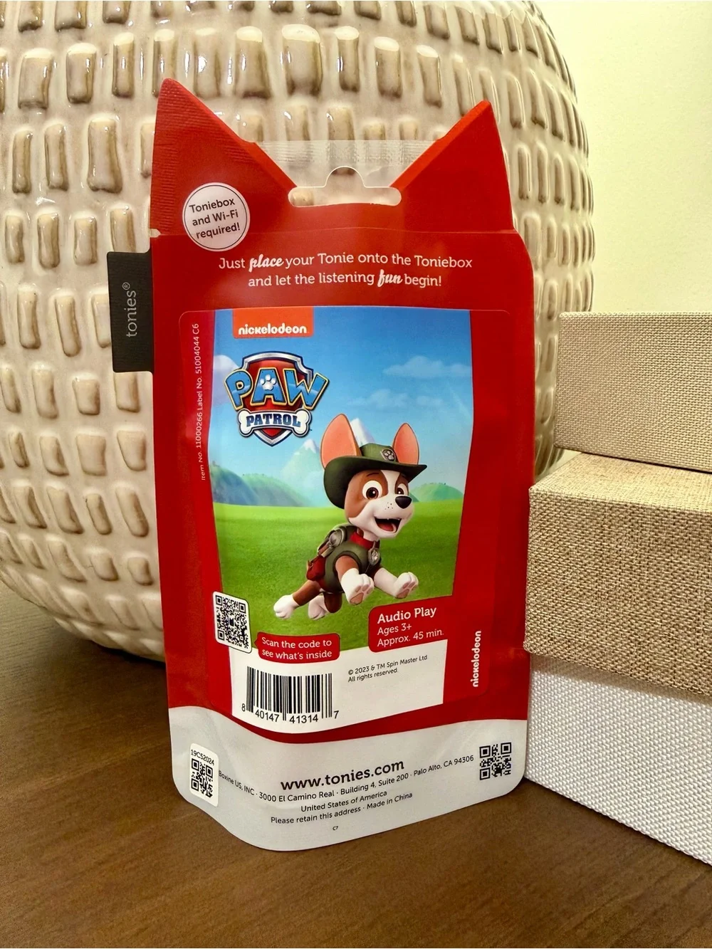 Paw Patrol Audio Character - Tracker Figure